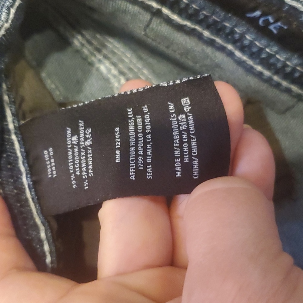 Affliction jeans - Picture 3 of 5